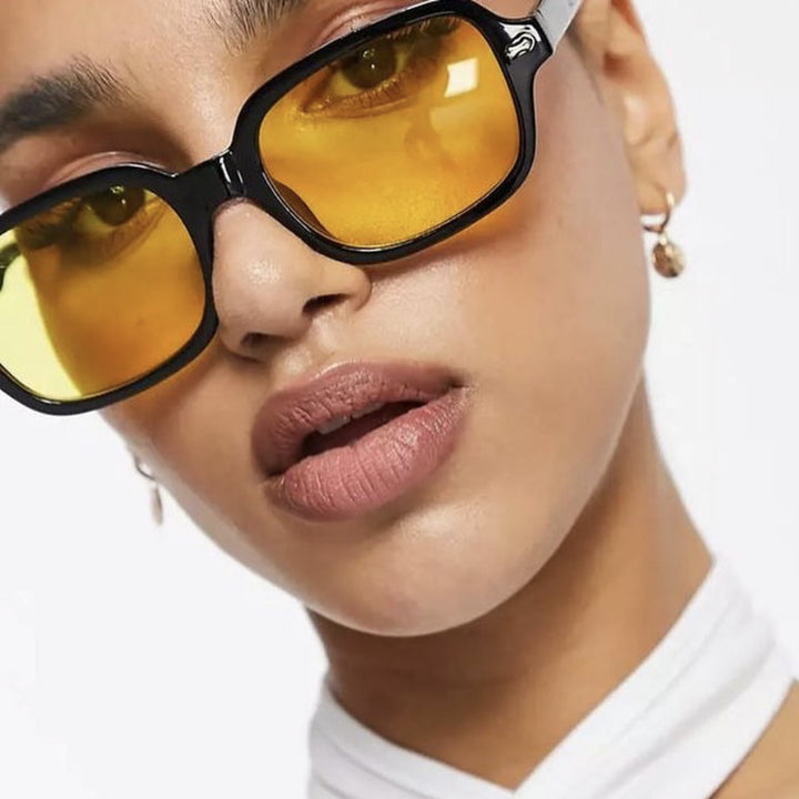Women's square sunglasses with stylish and robust frame Skanto
