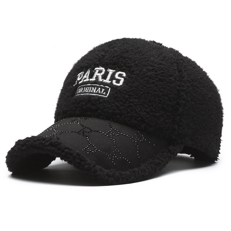 Kvinnenes Plysj Faux Fur Baseball Cap Skanto
