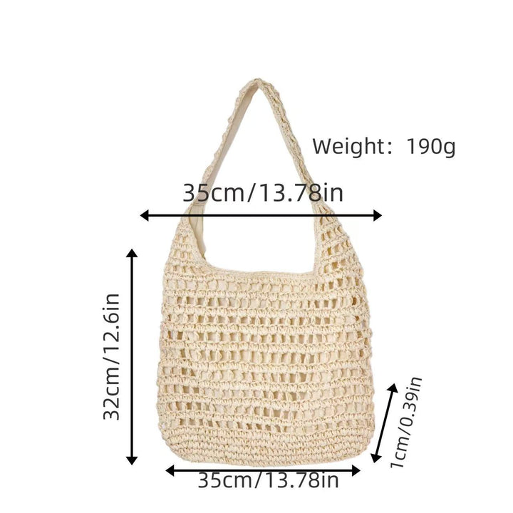 Håndlagd makramee shopper-veske Skanto