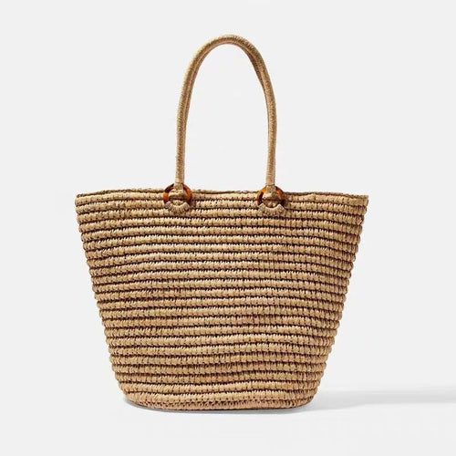 Handmade Rattan Basket Bag with Modern Design Skanto