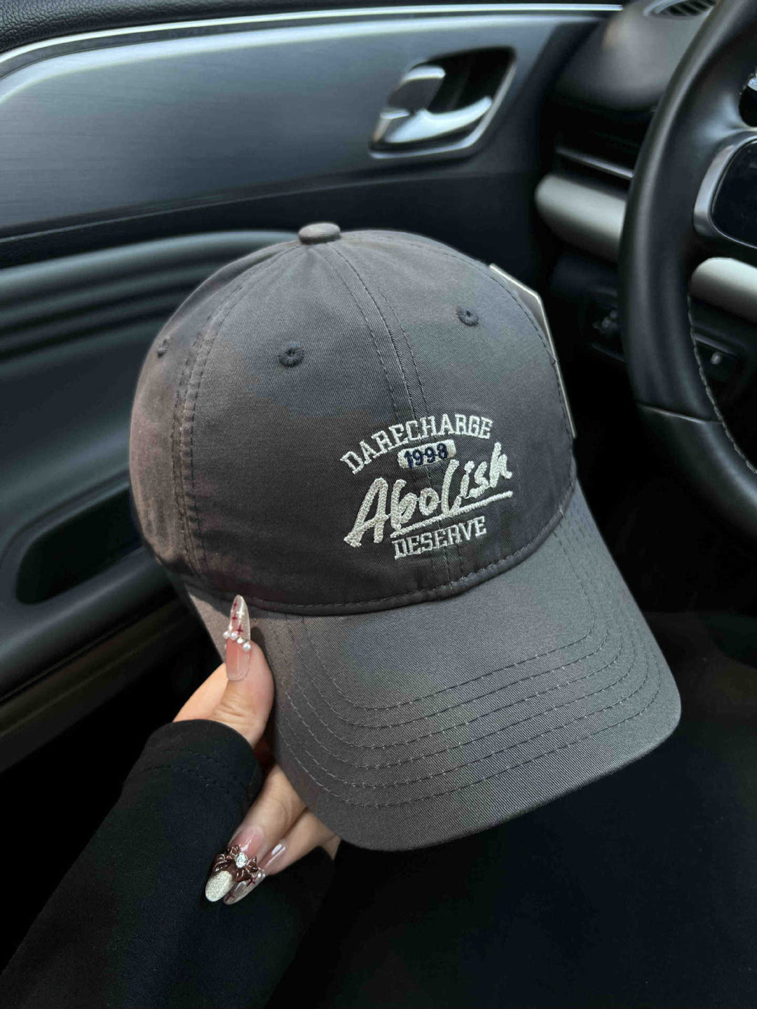Herre Casual Slitt Grafisk Caps Skanto