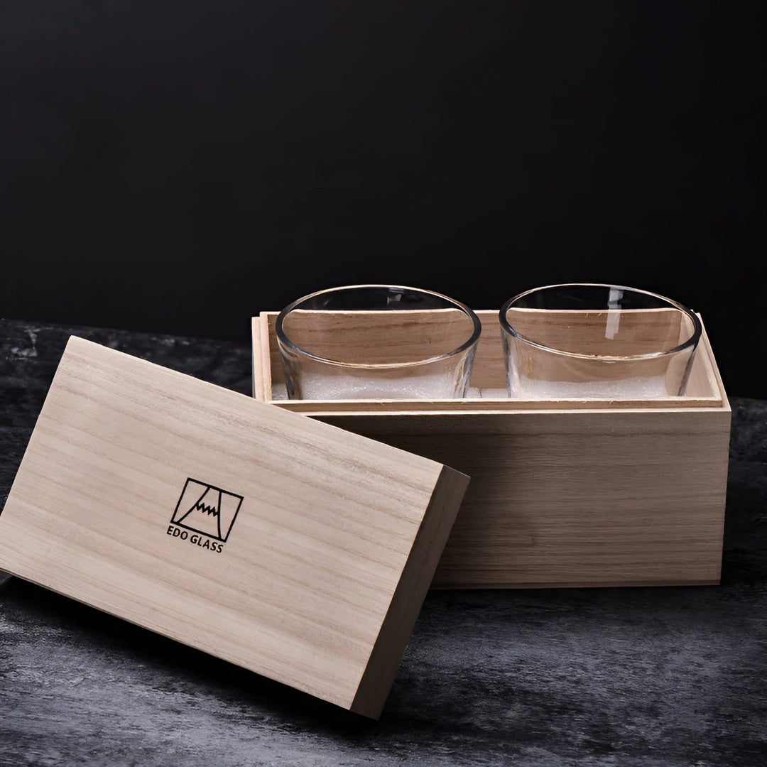 Whiskeyglass med Mount Fuji-design – Elegant sett for kjennere | Skanto