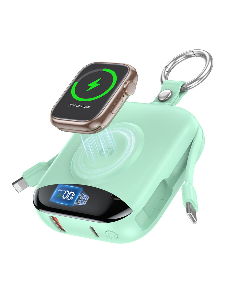 Bærbar Trådløs Powerbank med Innebygd LED-skjerm Skanto