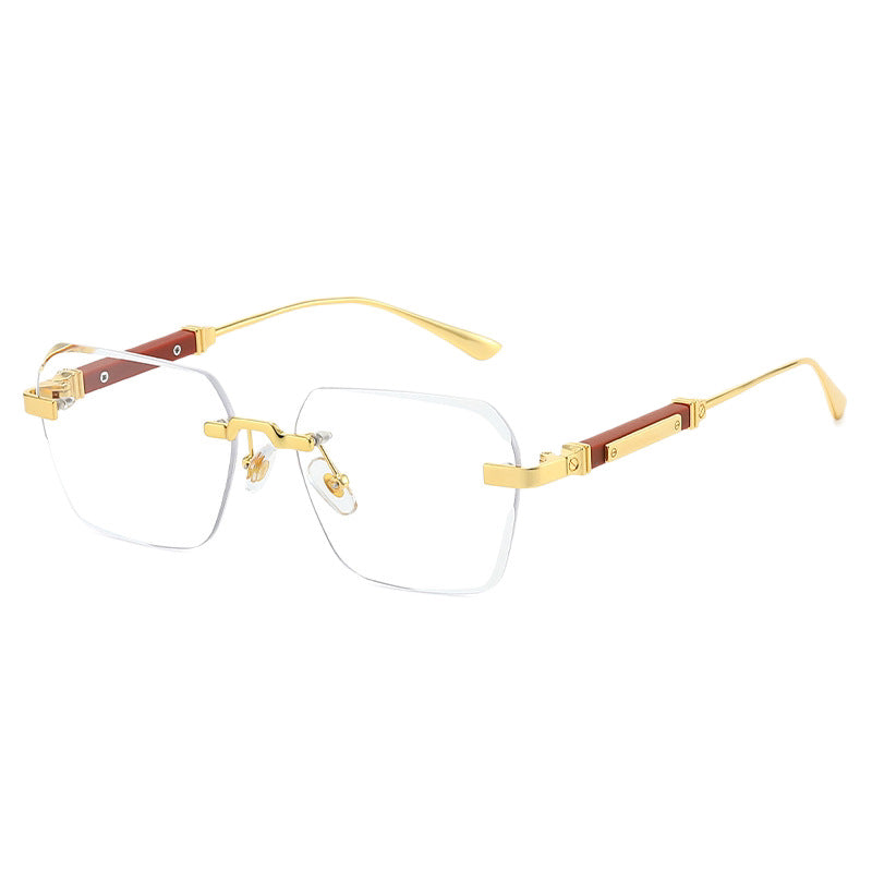 Dame moteriktig solbrille med stilig kvadratisk ramme Skanto