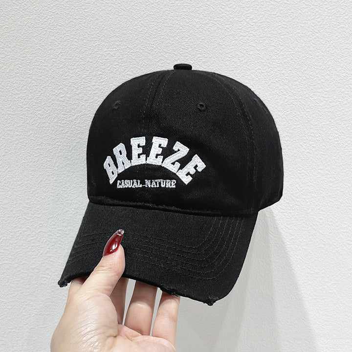 Herre Casual Slitt Bomulls Caps Skanto