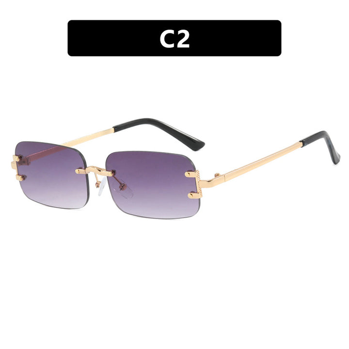 Women's square sunglasses with high-quality metal frame Skanto