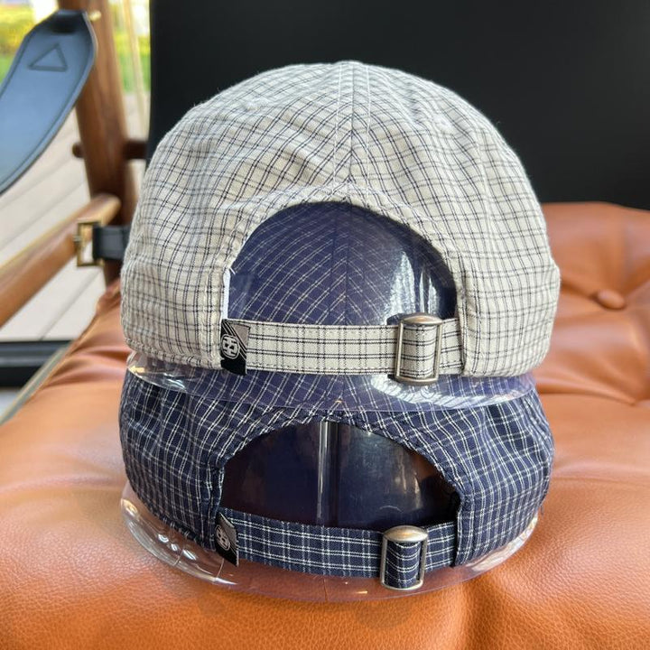 Kvinnenes stilige rutete baseballcap Skanto