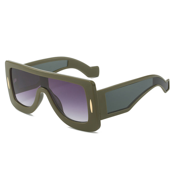 Damer futuristiske oversized solbriller Skanto