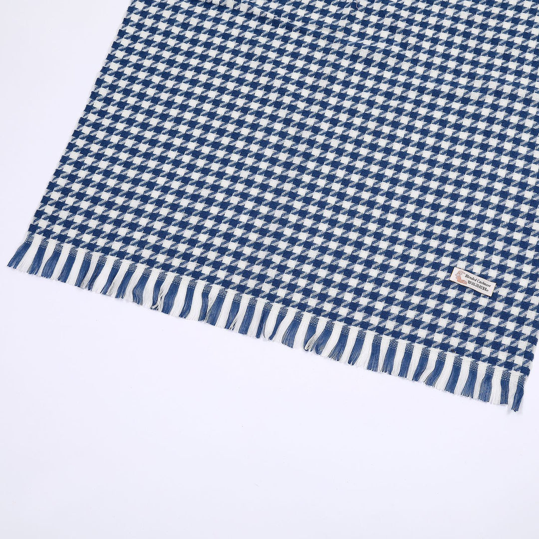 Dame elegant skjerf med houndstooth mønster Skanto