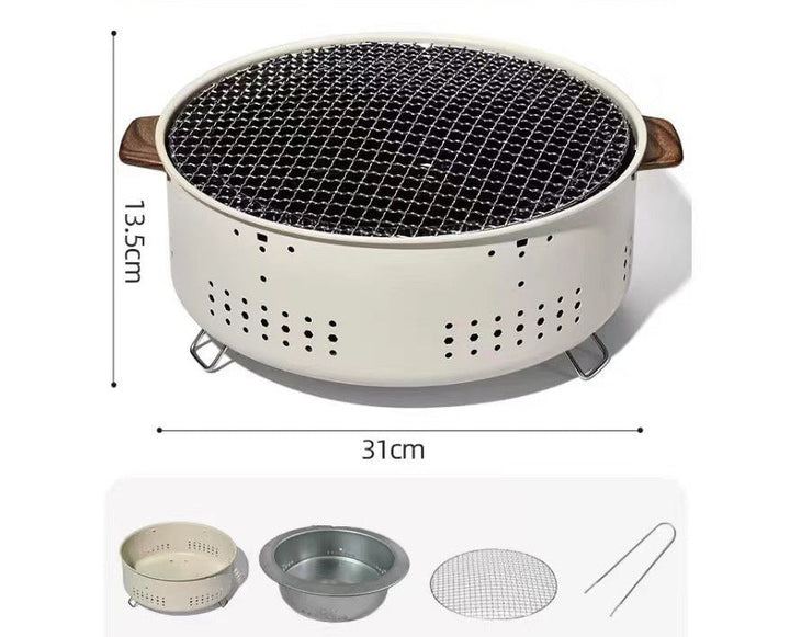 Charcoal Grilling Smoker Skanto