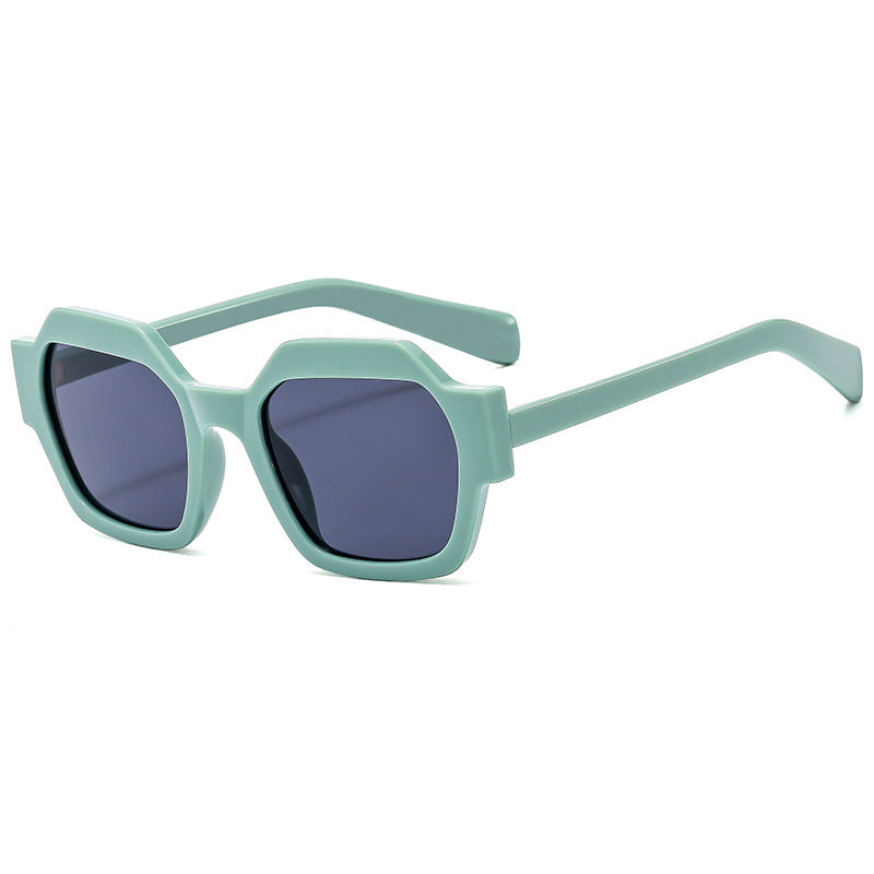 Damer geometrisk solbrille med moderne ramme og UV-beskyttelse Skanto