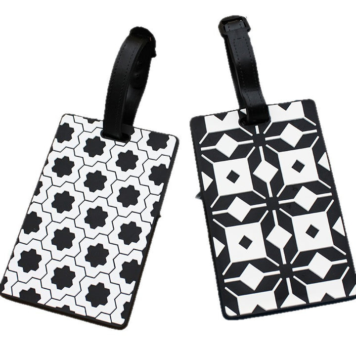Dame bagasjelapp i moderne geometrisk design Skanto