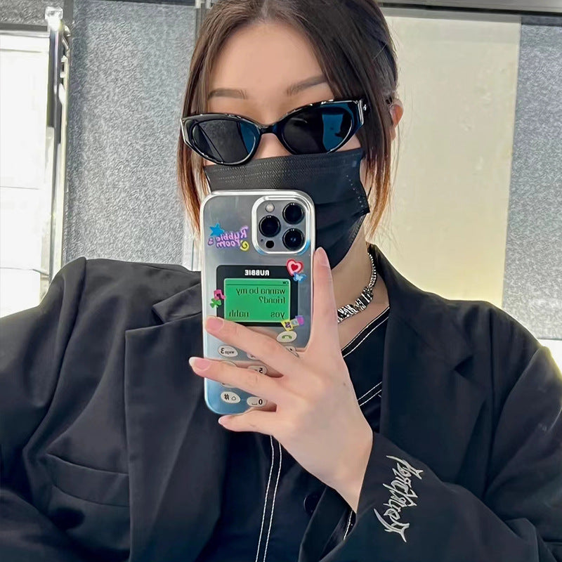 Damer moteriktig Cat-Eye solbrille med trendy ramme og UV-beskyttelse Skanto