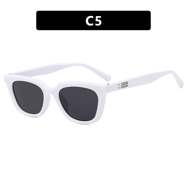 Women's stylish sunglasses in modern design with wide frame Skanto
