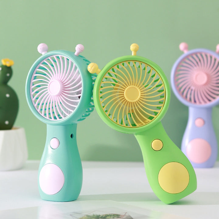 Unisex Mini Snegleformet USB Oppladbar Skrivevifte Skanto
