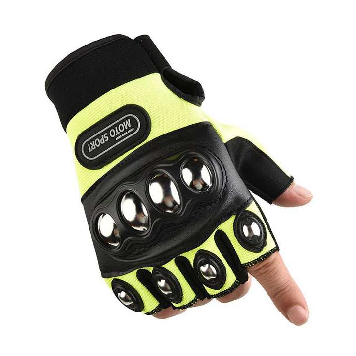 Men's protective gloves with reinforced backhand Skanto