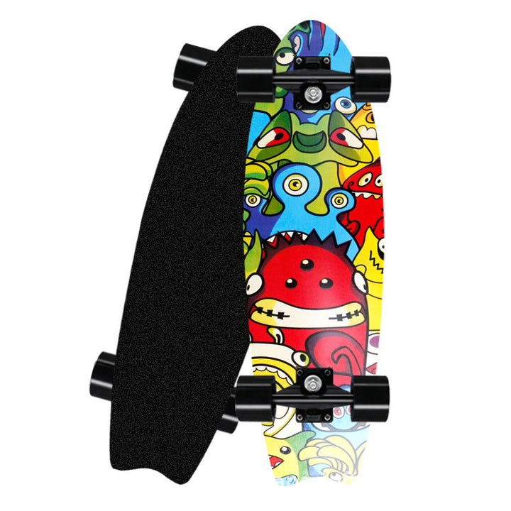 Surf-Inspirert Mini Cruiser Skateboard Skanto