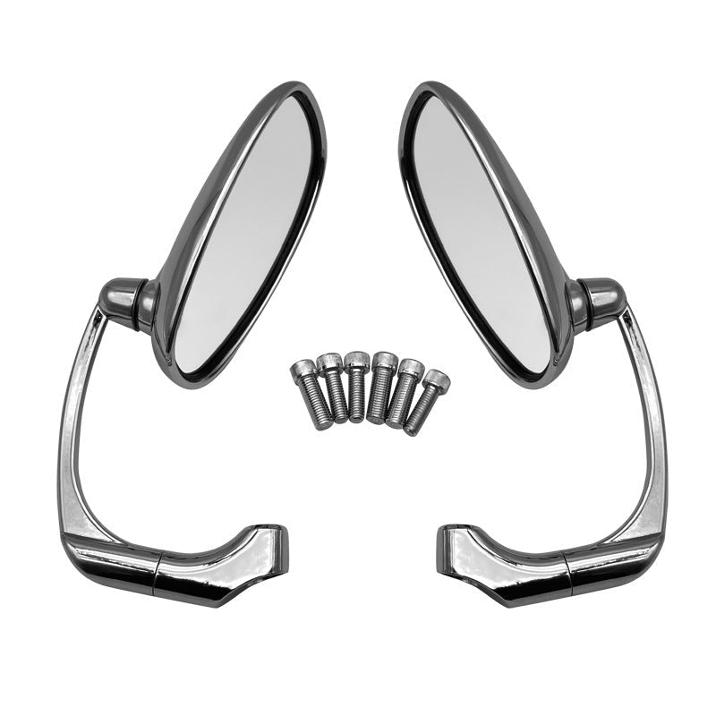Chrome Plated Adjustable Motorcycle Mirrors Skanto
