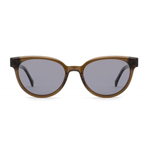 Dame solbrille i elegant retro-design med høykvalitets UV-beskyttelseslinser Skanto