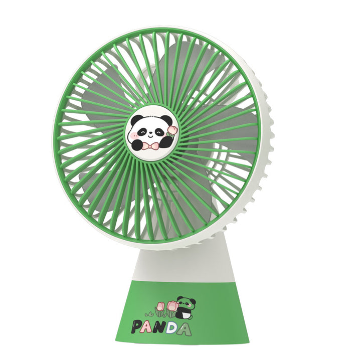 Kvinnelig Kreativ Bærbar Mini Vifte i Panda Design Skanto