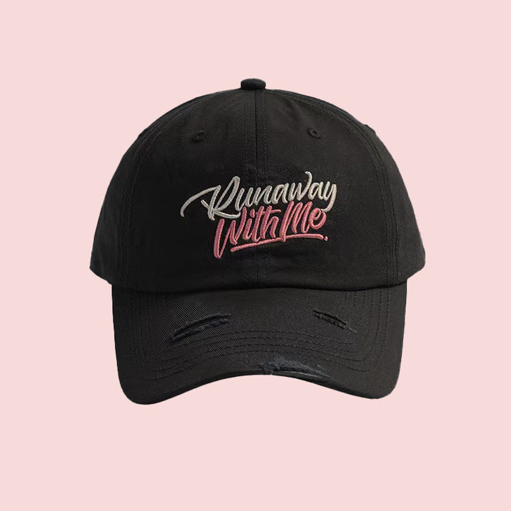 Kvinne Grafisk Brodert Justerbar Baseball Caps Skanto