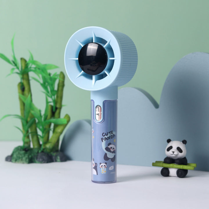 Bærbar mini vifte for kvinner med søtt panda-design Skanto