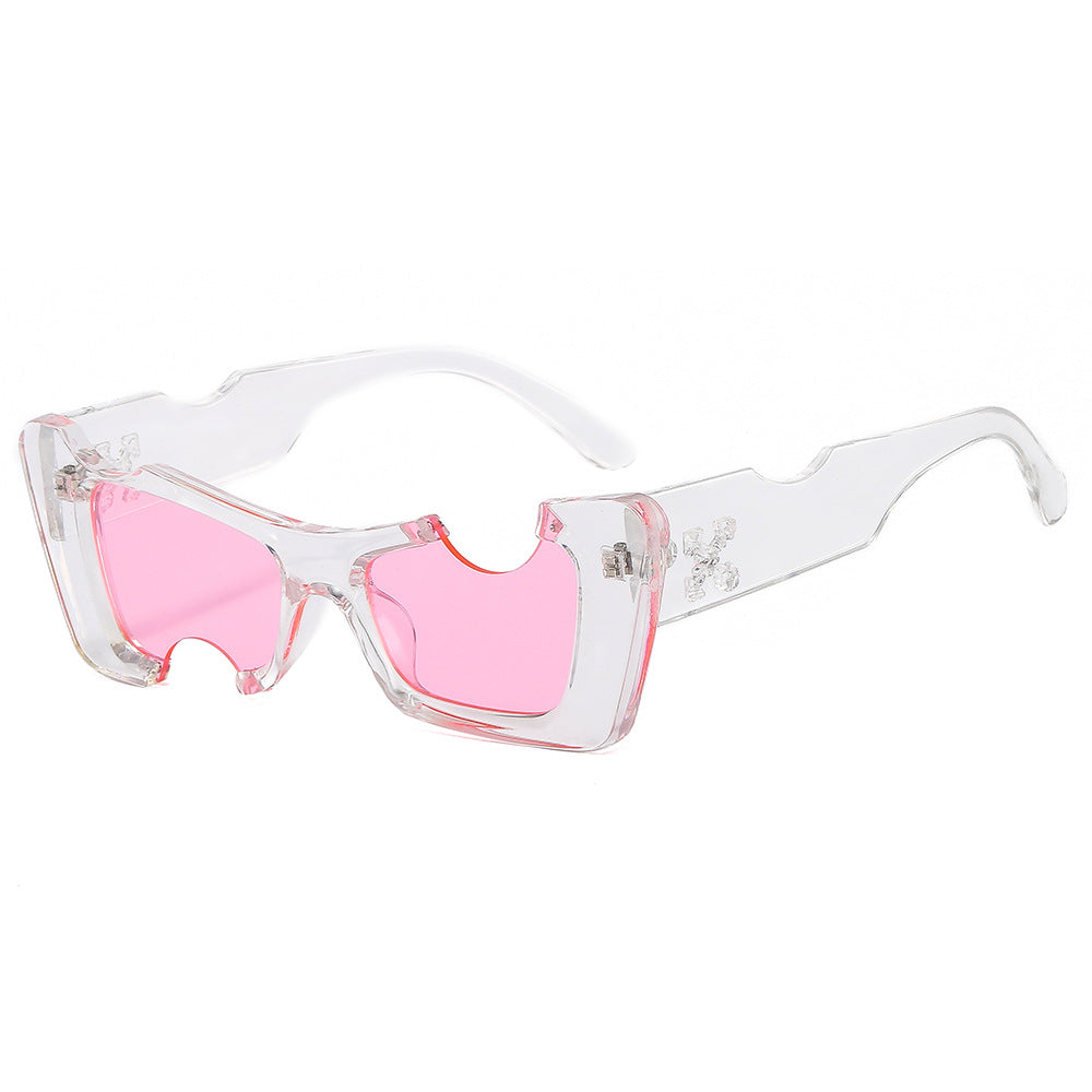 Dame futuristisk designer solbrille Skanto