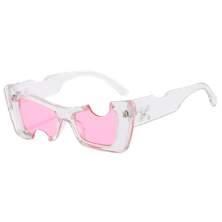 Dame futuristisk designer solbrille Skanto