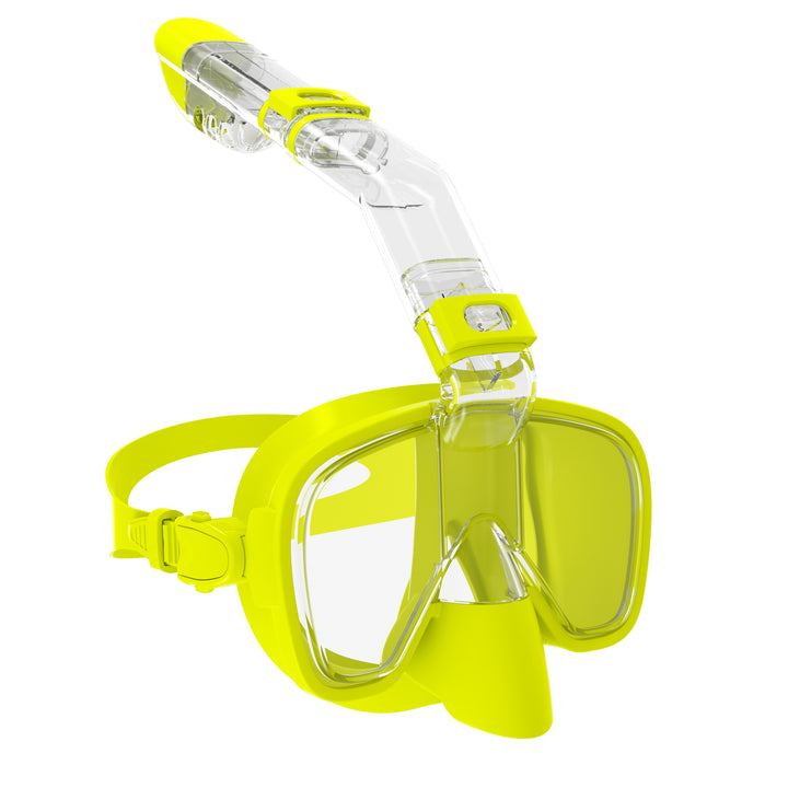 Tauchmaske med synsbeskyttelse og fleksibel snorkel Skanto