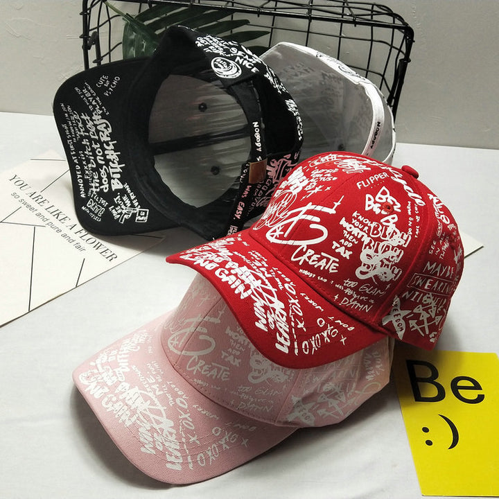 Herre Graphic Print Snapback Cap Skanto