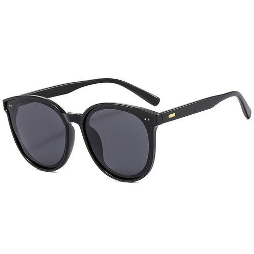 Dame Modisk solbrille med stort, elegant ramme Skanto