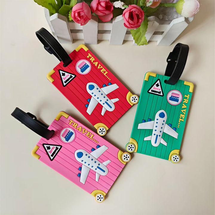 Unisex Bagasjelapp med kreativt reise-motiv Skanto