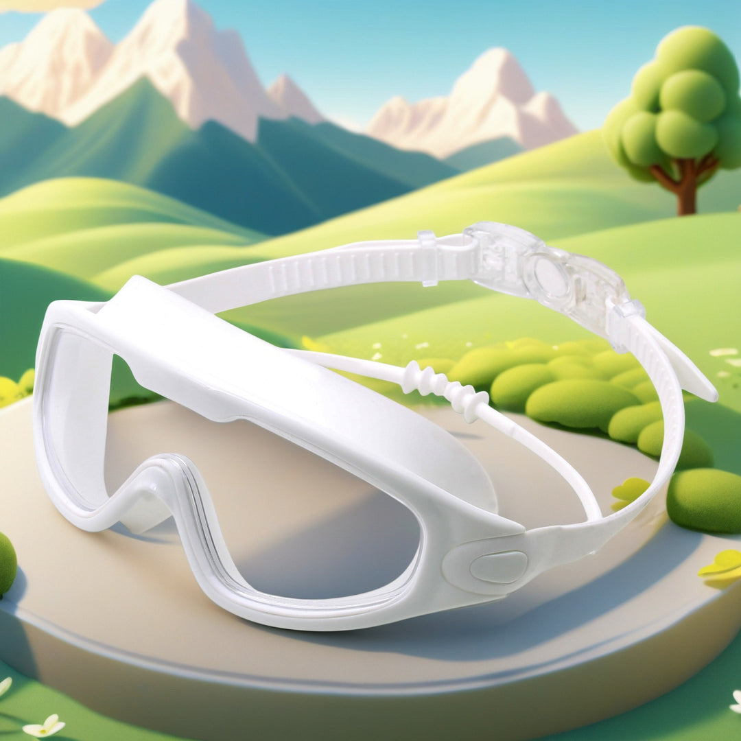 Vanntett svømmebrille med justerbar nesestykket Skanto