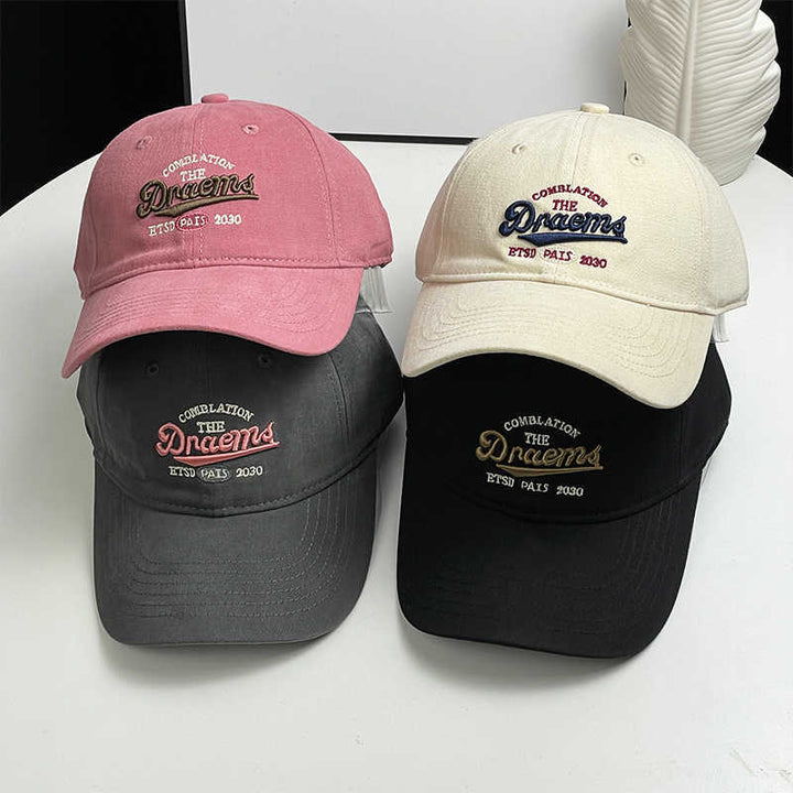 Unisex Vintage-Inspirert Brodert Baseball Cap Skanto