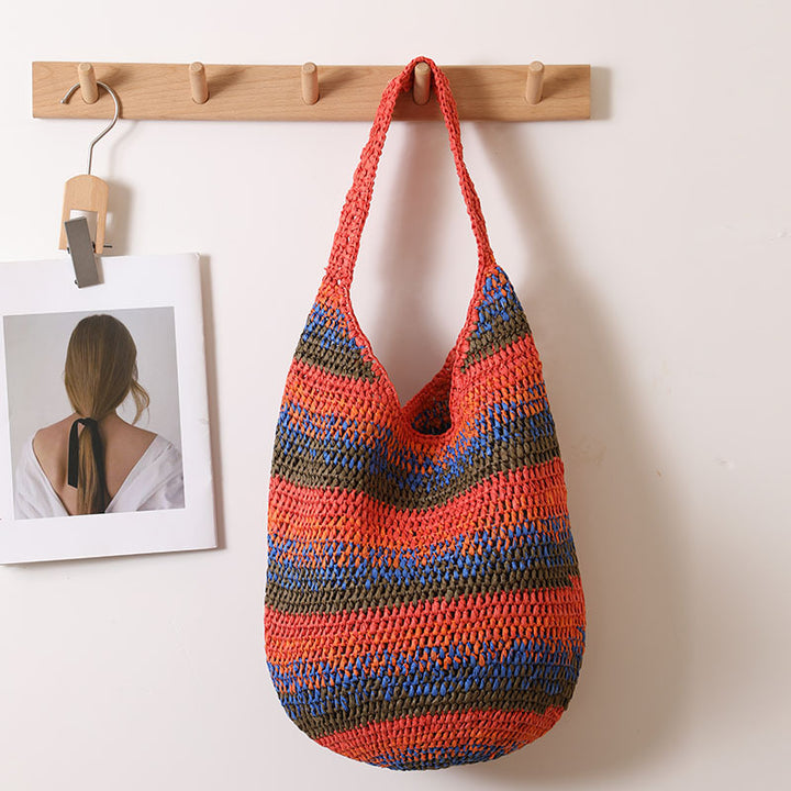 Handmade Loose Bag in Woven Material Skanto