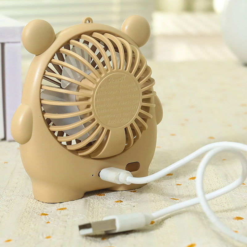 Damer Bærbar Mini-Håndvifte i søtt dyredesign Skanto