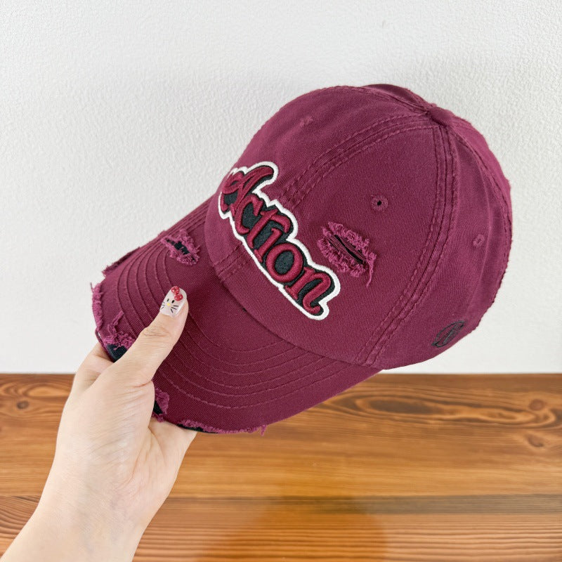 Herre Slitt Grafisk Baseball Caps Skanto 1784270841