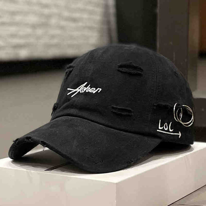 Unisex Slittet Jean Justerbar Caps Skanto