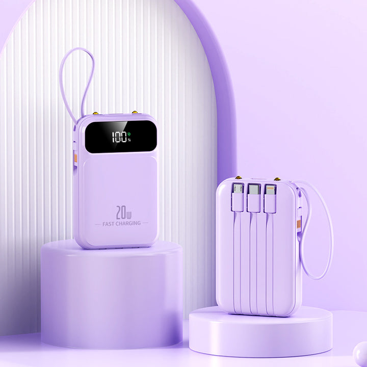 Bærbar Powerbank med hurtigladingfunksjon Skanto