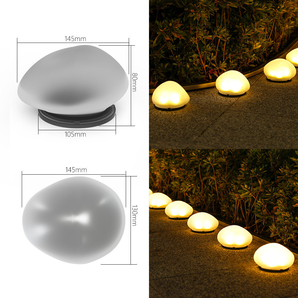 Oppladbare LED Pebble Sti Lys Vanntette Hage Akcent Skanto