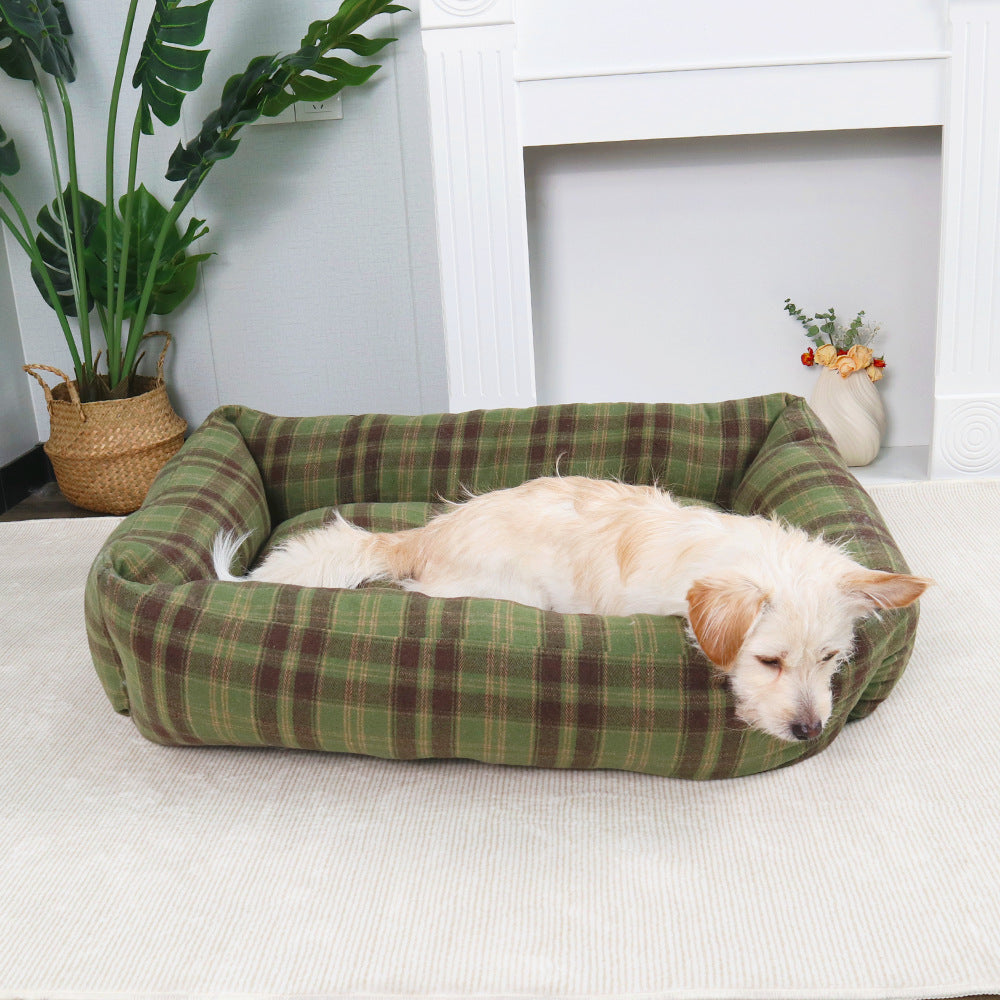 Ortopedisk bolstret hundesofa