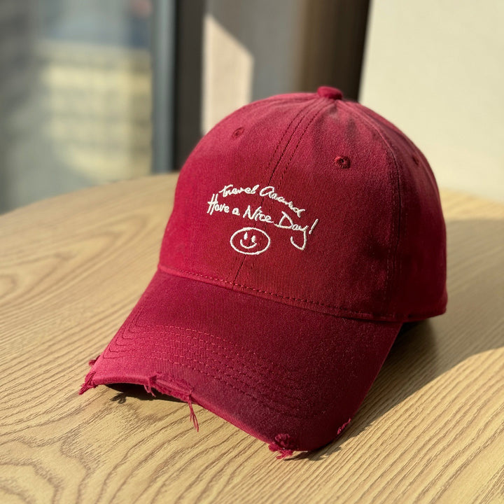Kvinne Slitt Bomull Baseball Caps Skanto 1784270914