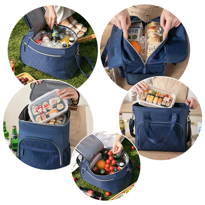Cooler and transport bag with varied internal division Skanto