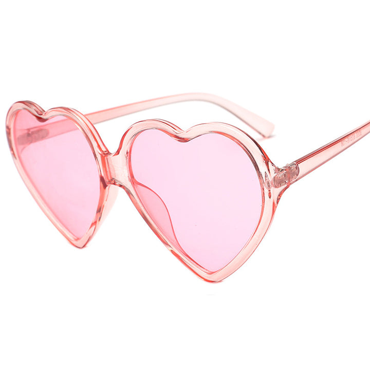 Dame hjerteformet solbrille med stilige rammer Skanto