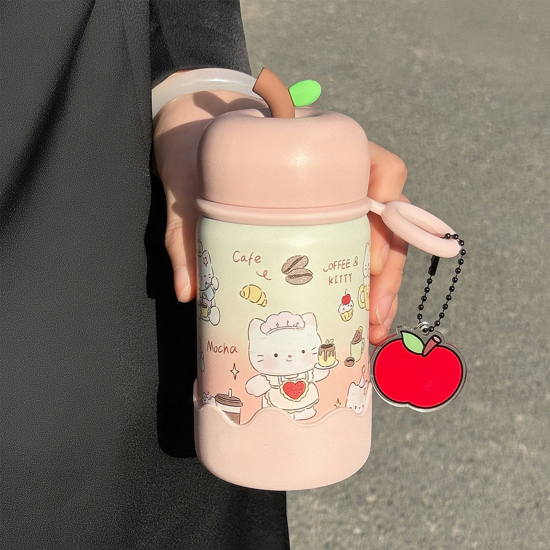 Dame bærbar kaffekopp med kreativt lokk Skanto