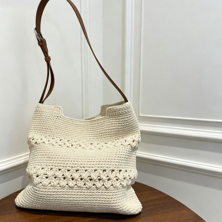 Håndkniplet Shopper Bag Skanto