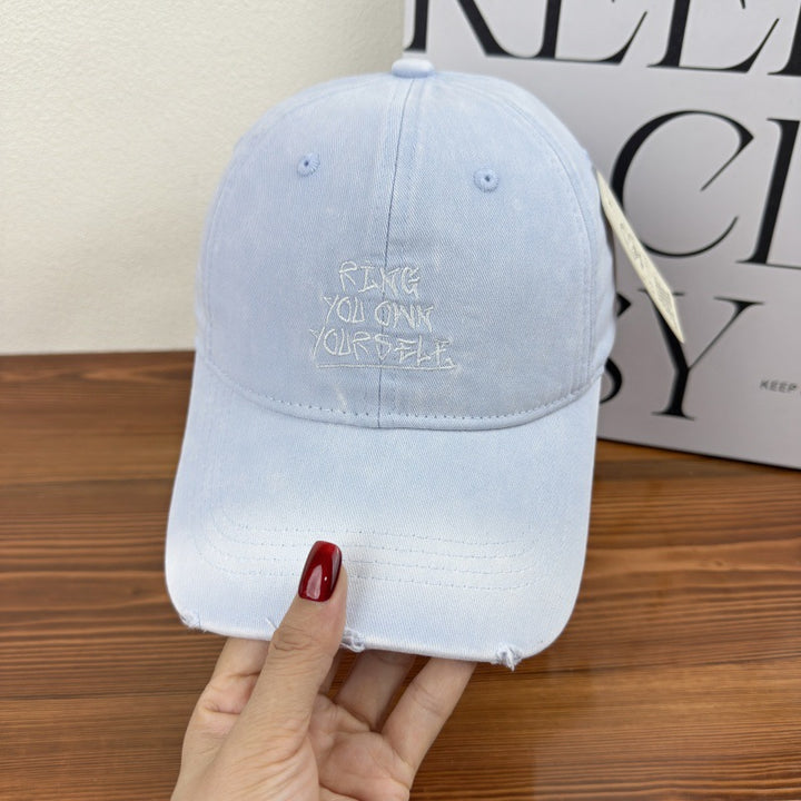 Kvinne's Slitt Motiverende Baseball Cap Skanto