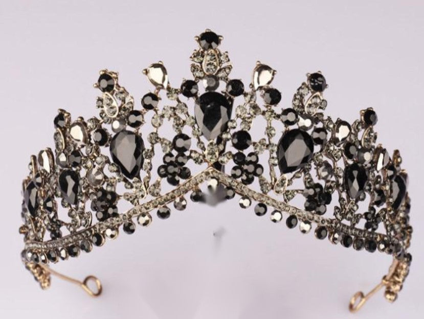 Damer Glamourøs Tiara med Strass- og Krystallpynt Skanto