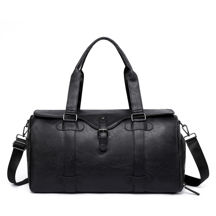 Elegant ekte lær duffelbag med allsidige bærealternativer Skanto