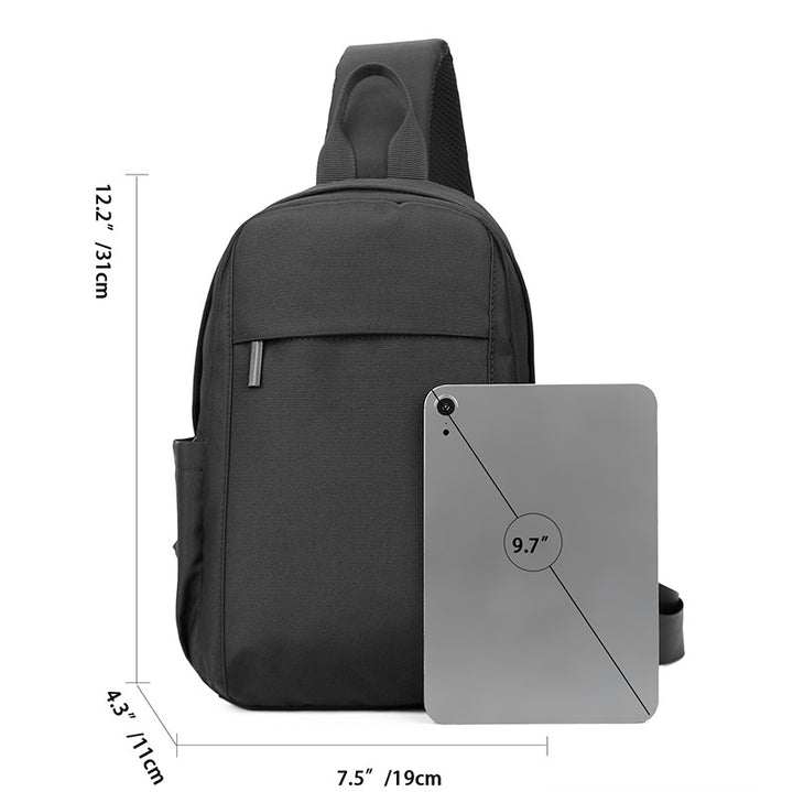 Kompakt Slank Sling Ryggsekk Skanto